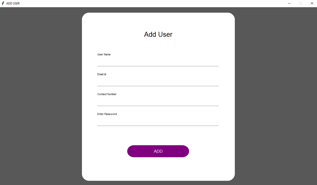 Add User