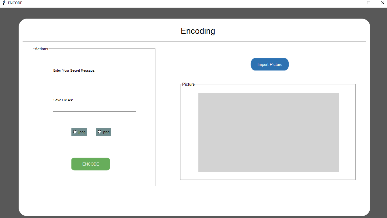 Encoding UI